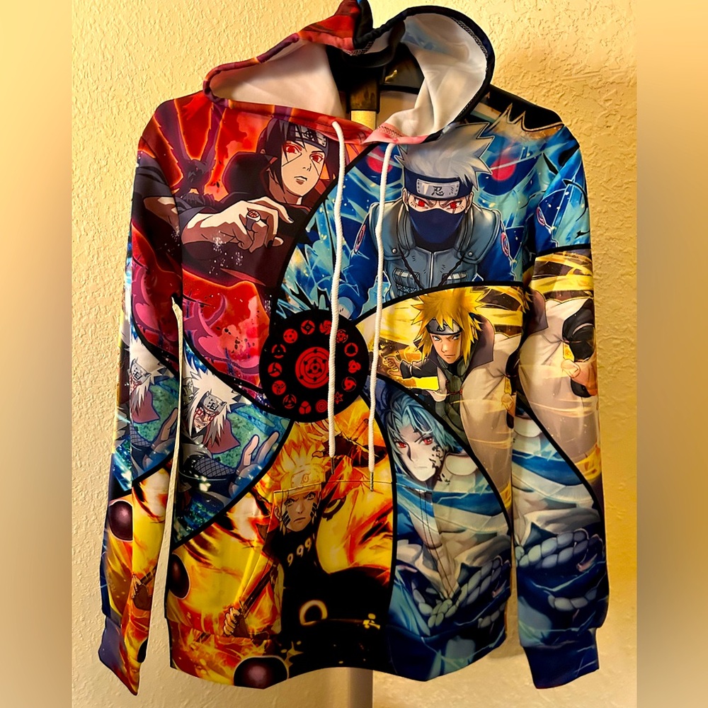 Anime Boys Hooded Sweatshirt NWT